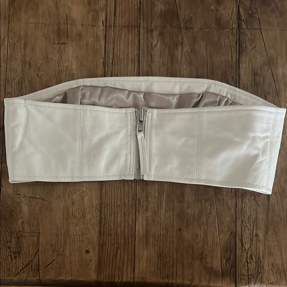 Camilla Coelho- White Strapless Bandeau Top - Picture 2 of 2